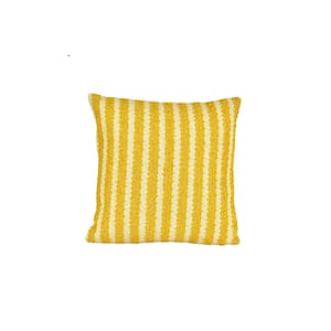 Sweet Corn/Mustard 100% Cotton Cushion 18x18"