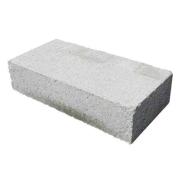 Unbranded 8 in. x 4 in. x 16 in. Gray Solid Concrete Block