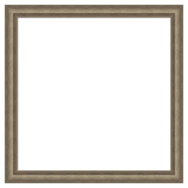 Angled Bronze 27 in. x 27 in. Wood Framed Dry Erase Magnetic Memo Board