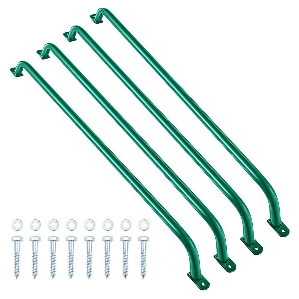 4-Pack Green Metal Playhouse Ladder Handles 37 Inch for Kids Playground Accessories Outdoor Games Backyard Tree House price history on PriceWatchPro