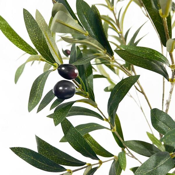OPICUTE 4.8 ft. Artificial Olive Tree in Pot TREE-70527.00 - The