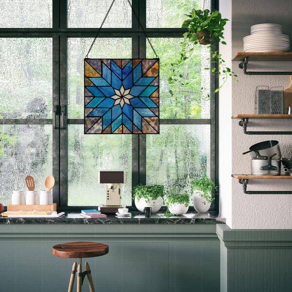 8 Pcs 20 Inch Stained Glass Window Hanging Chain, Stainless Steel Picture Hanging...