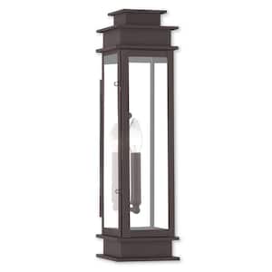 Princeton 1 Light Bronze Outdoor Wall Sconce
