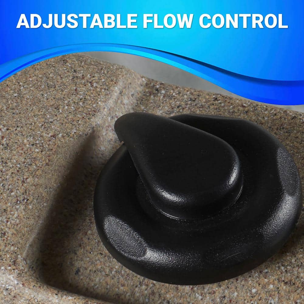 Cobblestone Octagon 5-Person Electric Hot Tub with 11 Jets