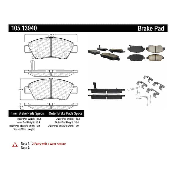 Centric Parts Disc Brake Pad Set