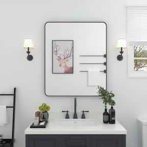30 in. W x 36 in. H Rectangular Framed Wall Bathroom Vanity Mirror in Oil Rubbed Bronze