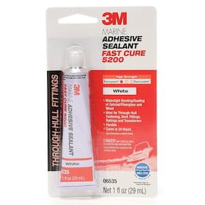 Marine Adhesive Sealant 5200 Fast Cure - 1 oz., White
