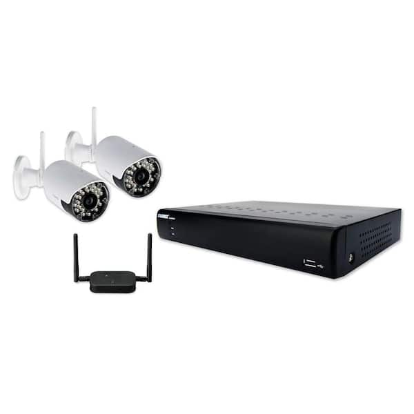 Lorex 4 CH 500GB Surveillance System with (2) Indoor/Outdoor Wireless Cameras-DISCONTINUED