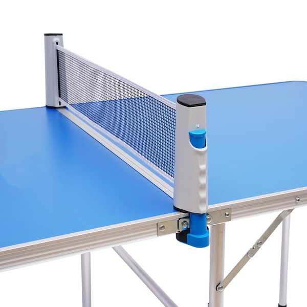 59.8 in. W x 29.9 in. D 29.9 in. H Ping Pong Table Foldable Table Tennis Table Outdoor Table Tennis Table - The Home Depot