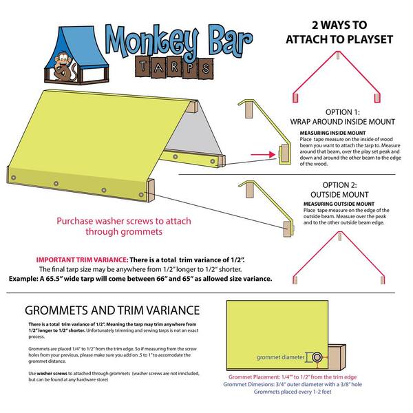 58" x 120" Made in USA New Playset Purple 13 oz PVC Tarp with Brass Grommets 