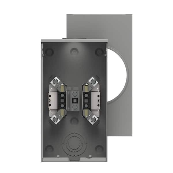 200 Amp 4-Jaw No Bypass Ringless Overhead Fed Meter Socket