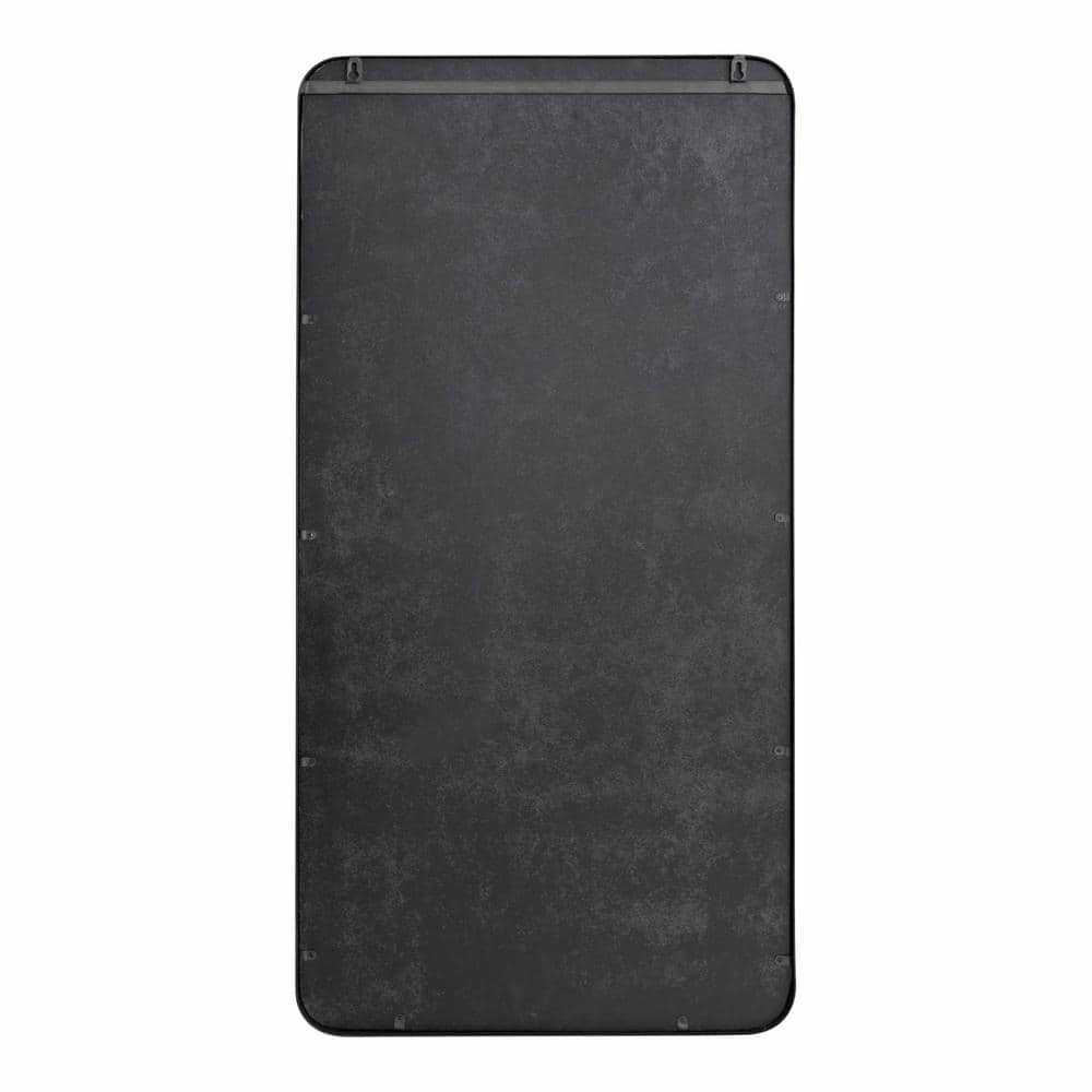 Armenta 20 x 42 Dark Charcoal Gray Industrial Wall Mirror