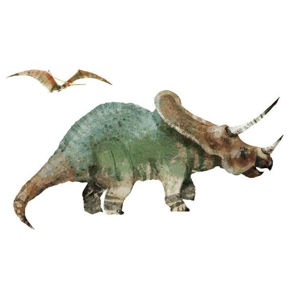 RoomMates 28.75 in. x 54 in. Dinosaur Peel and Stick Giant Wall Decal