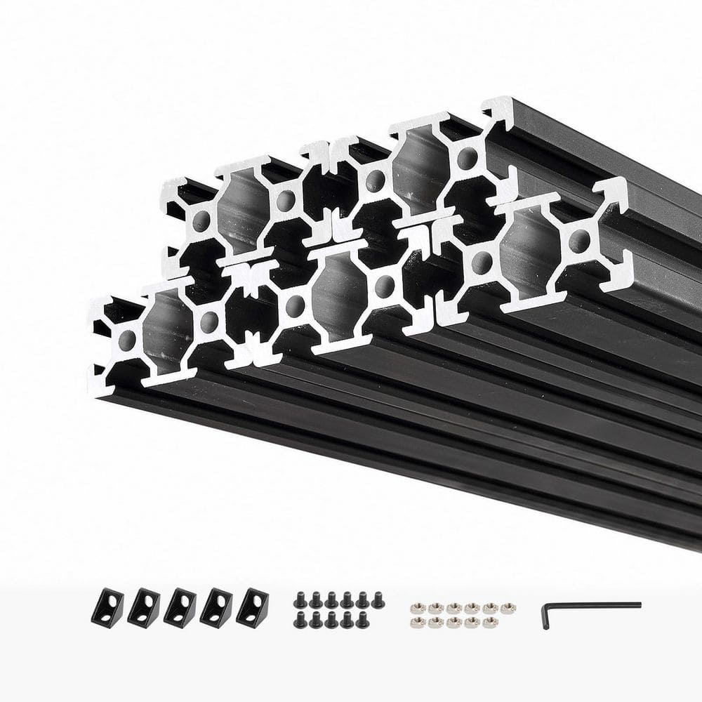 5PCS 2040 Aluminum Extrusion Profile, 78.74 In. 2000 mm, V Slot European Standard Anodized Linear Rail, Durable, Black price history on PriceWatchPro