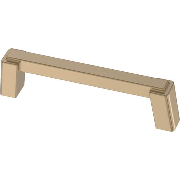 Liberty Modern Brace 3-3/4 in. (96 mm) Modern Champagne Bronze Cabinet Drawer Pull