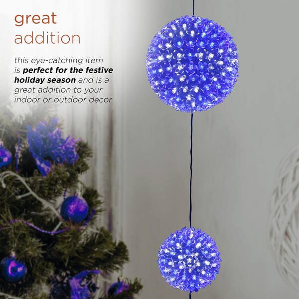 Glass Christmas light bulb Christmas tree ornaments 38 total in the set red blue gold silver purple