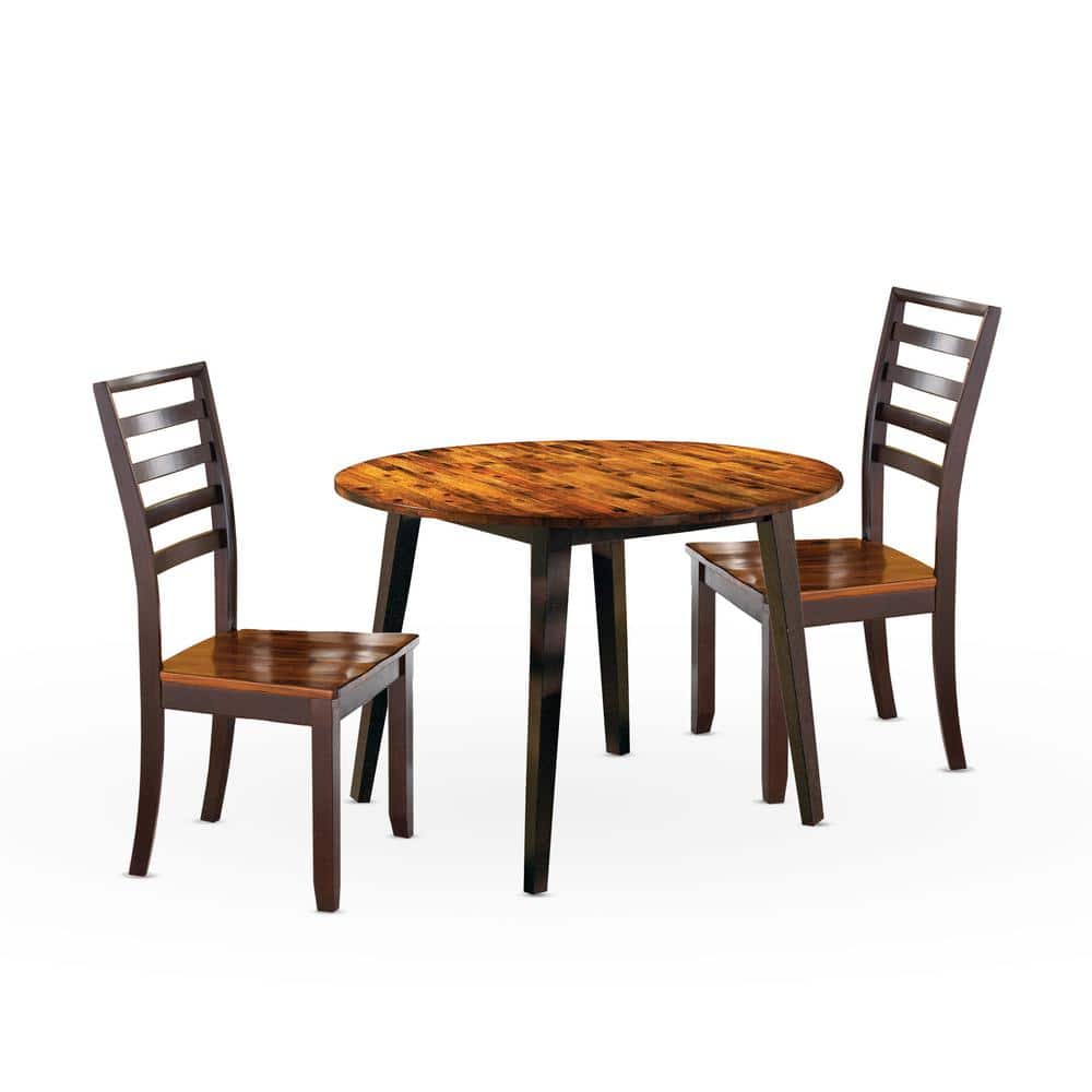 Steve Silver Abaco Brown Table and 2-Chairs Dining Set (Set of 3) -  AB42423PC