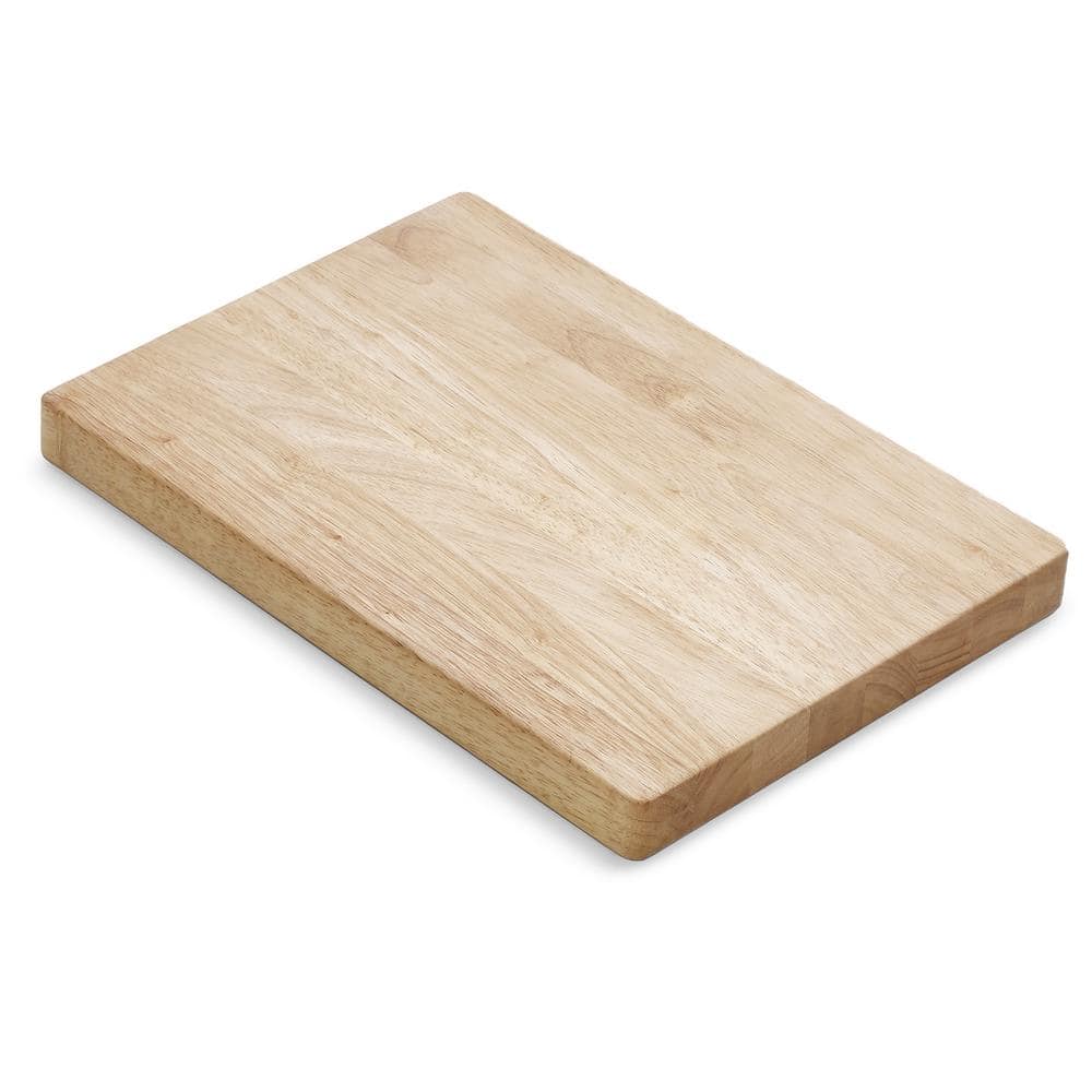 SINKOLOGY SinkSense Hanzo 1.5 in. Hevea Wood Cutting Board SC102-17LB-481 -  The Home Depot