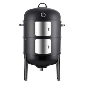 20 in. Portable Charcoal Grill in Black