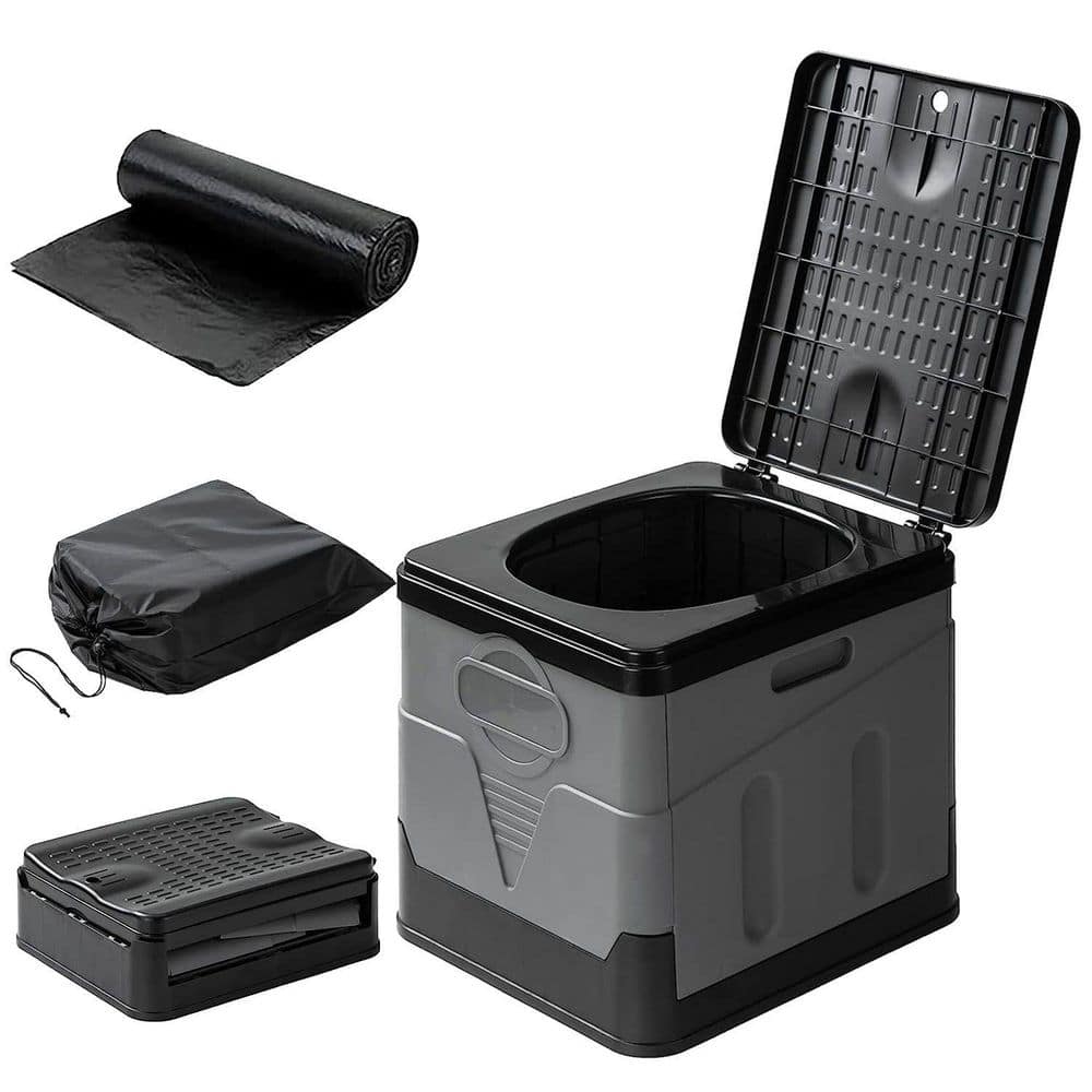 Non-electric Foldable Portable Outdoor Waterless Toilet with Carry Bag for Camping Travel price history on PriceWatchPro