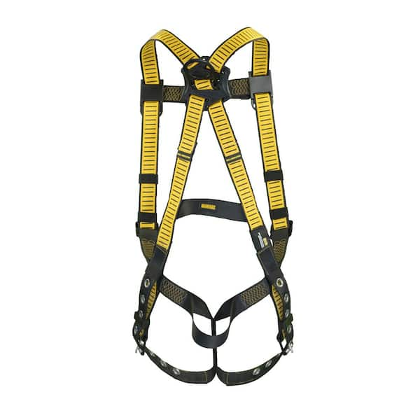 DEWALT D1000 M-L Harness, 5 Point Adjustment with Tongue Buckle Legs  DXFP512002(M-L) - The Home Depot