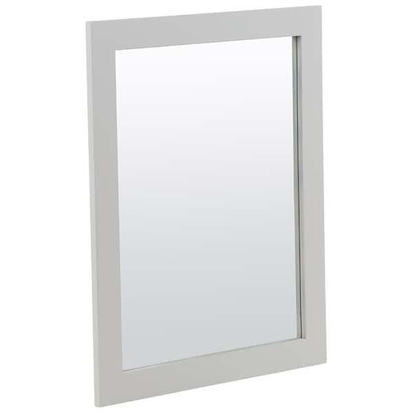 Light wood deals framed mirror