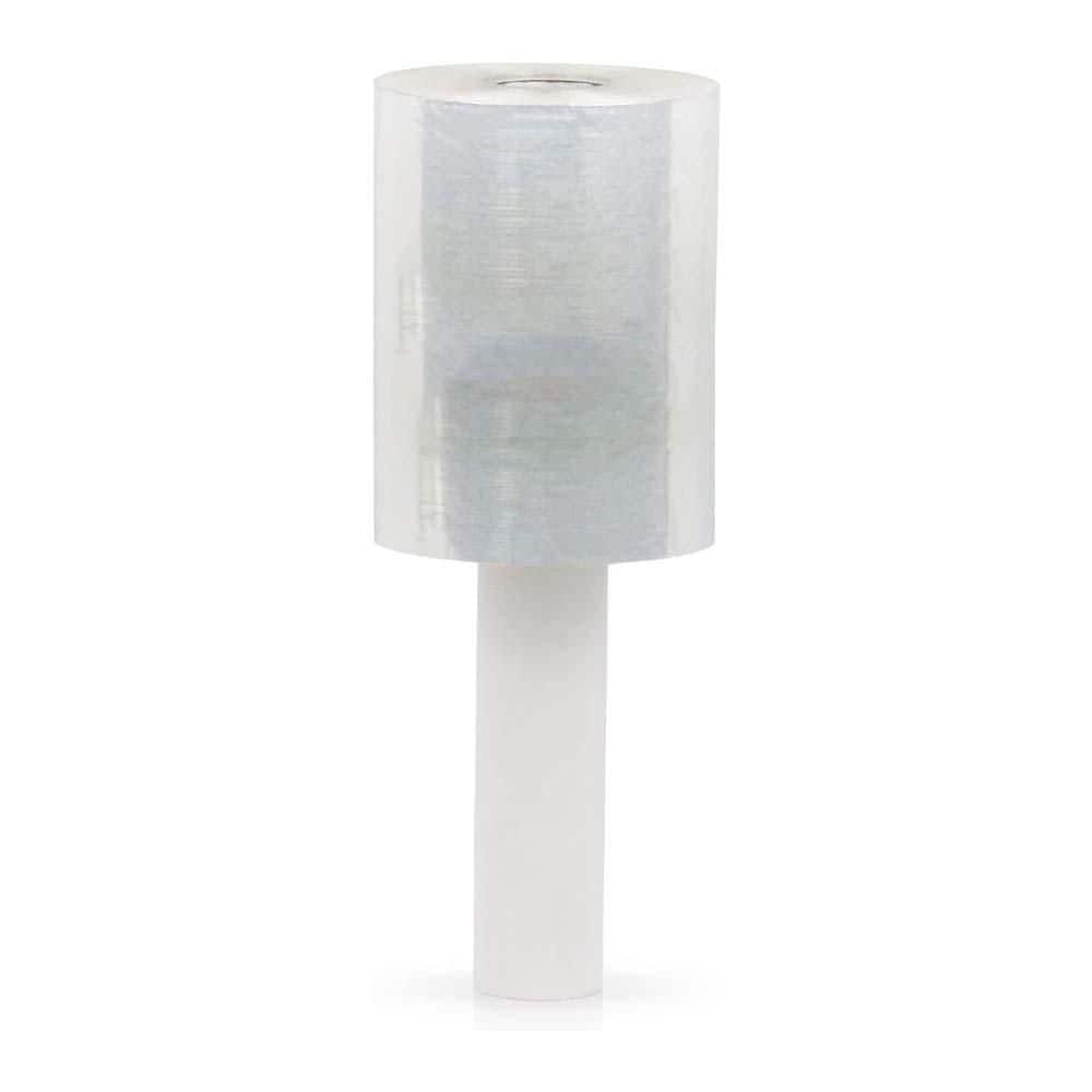1.83 lb. 10.55 x 4.21 x 3.98 in. Clear Mini Stretch Wrap Roll with Handle for Packing 80-Gauge Durable Self-Adhering price history on PriceWatchPro