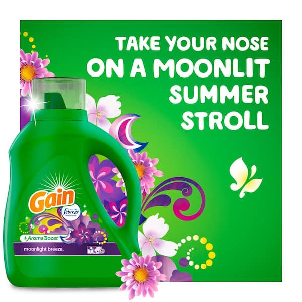 Gain Plus AromaBoost 154 fl. oz. Moonlight Breeze Scent HE Liquid Laundry  Detergent (107-Loads) (MP 2-Pack) 079168938933 - The Home Depot