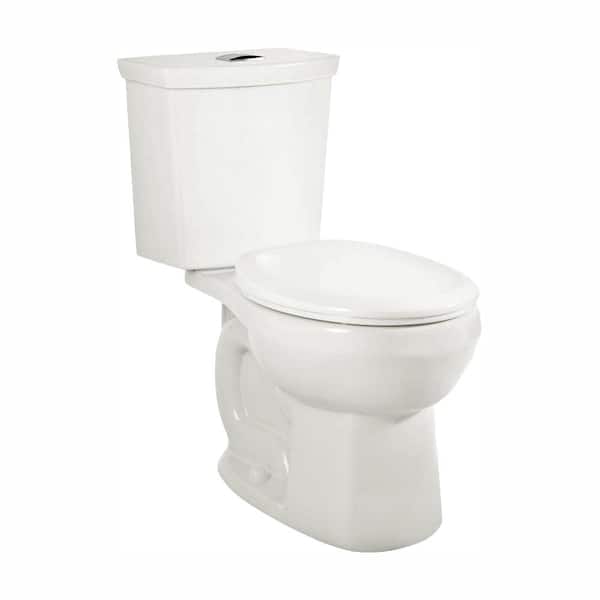 American Standard 2886518.222 H2Option Siphonic Dual Flush Right Height Elongated Toilet with Liner 2-Piece Linen