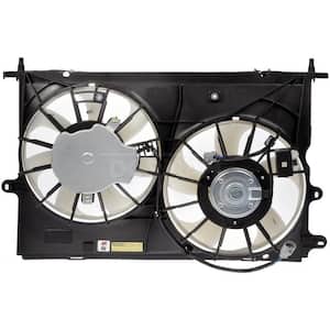 Dual Fan Assembly Without Controller 2009-2010 Pontiac Vibe 2.4L