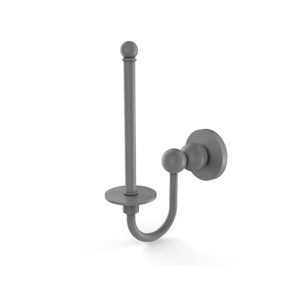 Allied Brass Bolero Collection Wall Mounted Toilet Paper Holder in Matte Gray