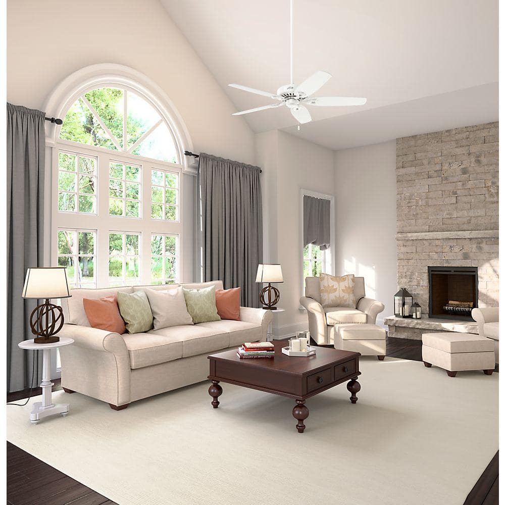 Builder Elite 52 in. Indoor White Ceiling Fan For Bedrooms price history on PriceWatchPro