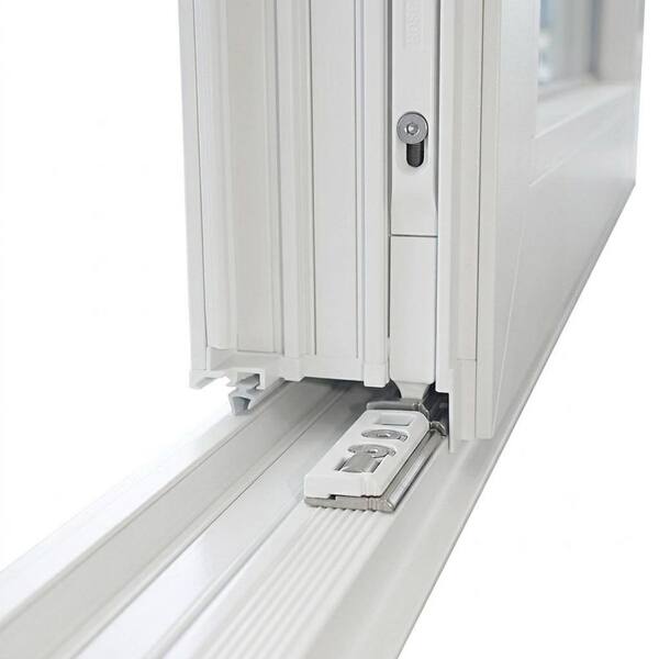 ATVIO 72 in. x 80 in. White Outswing Aluminum French Patio Door