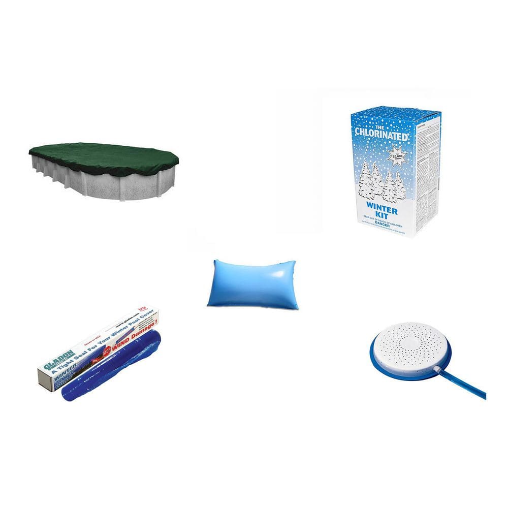 THD Gold Winter Maintenance Kit for 18 ft. x 33 ft. or 18 ft. x 34 ft. Oval Above Ground pools with several contents price history on PriceWatchPro
