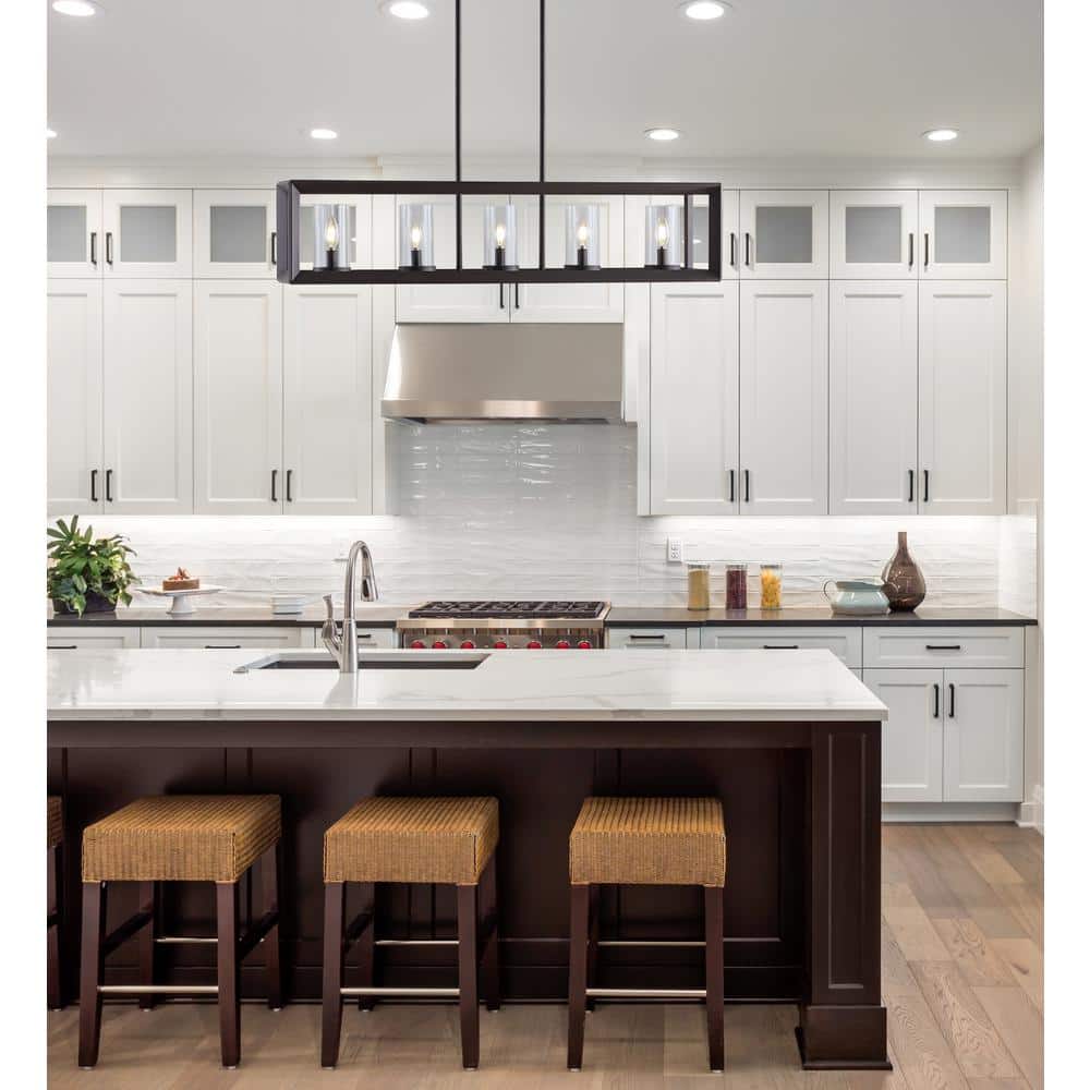 Anna 39" Oil Rubbed Bronze Linear LED Pendant