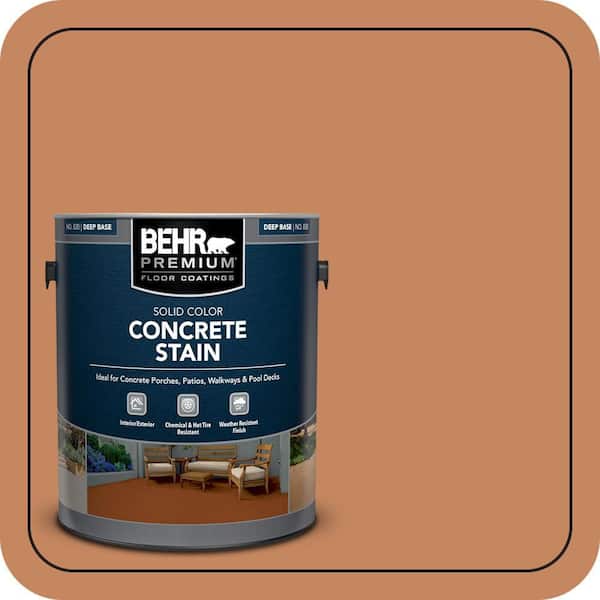 1 gal. #PFC-17 Rusty Orange Solid Color Flat Interior/Exterior Concrete Stain