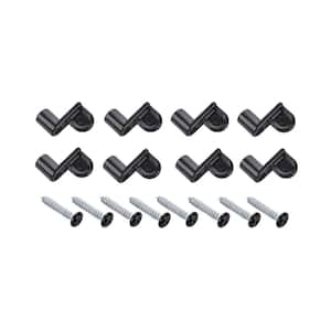 Black Glass and Screen Clips (8-Pack)