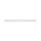 Thassos White .75 in. x 12 in. Polished Marble Wall Pencil Tile (1 Linear Foot)