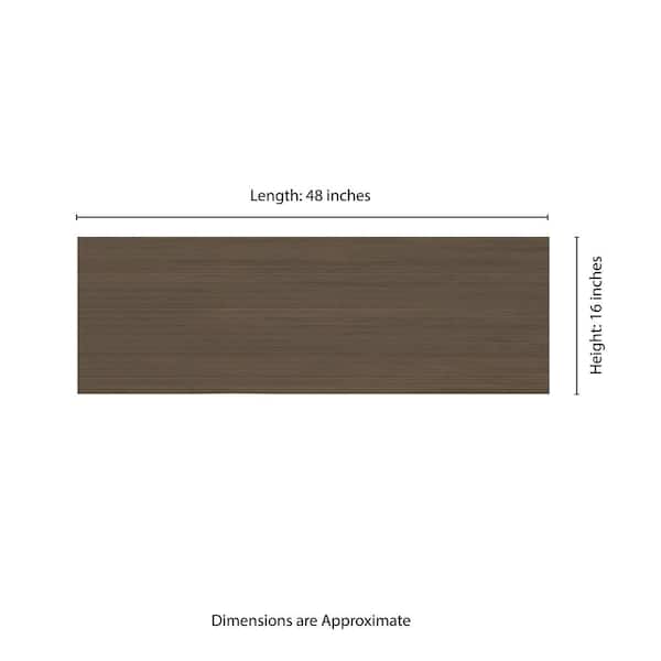 MSI Urban Bamboo Tawny Brown 16 in. x 48 in., Matte Ceramic Wall