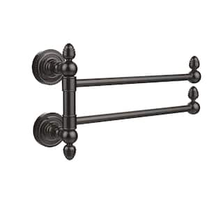 Dottingham Collection 2 Swing Arm Towel Rail in Oil Rubbed Bronze