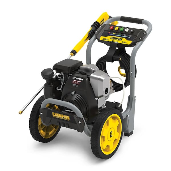 Champion Power Equipment 3000 psi 2.3 GPM Cold Water Gas Pressure Washer with Honda Engine