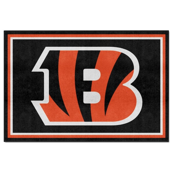 FANMATS Cincinnati Bengals 5 ft. x 8 ft. Area Rug
