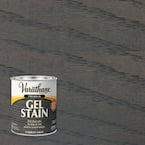 Varathane 1 Qt Carbon Gray Semi Transparent Gel Interior Wood Stain Case Of 2 386623 The