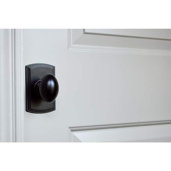Italian Collection Canova Black Keyed Entry Door Knob