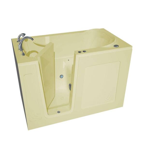 Universal Tubs HD Series 30 in. x 54 in. Left Drain Quick Fill Walk-In Air Tub in Biscuit