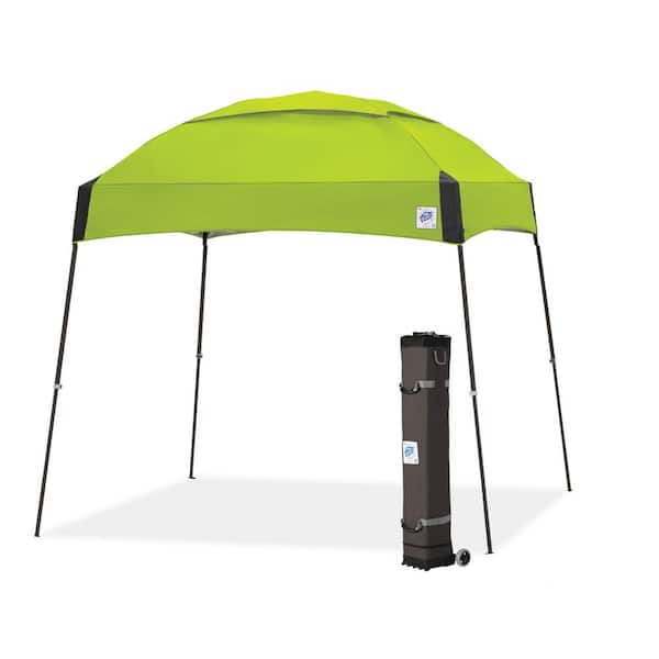 E-Z UP Dome Series 10 ft. x 10 ft. Limeade Instant Canopy Pop Up Tent with Roller Bag