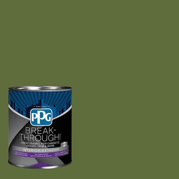 1 qt. PPG1121-7 Globe Artichoke Semi-Gloss Door, Trim & Cabinet Paint