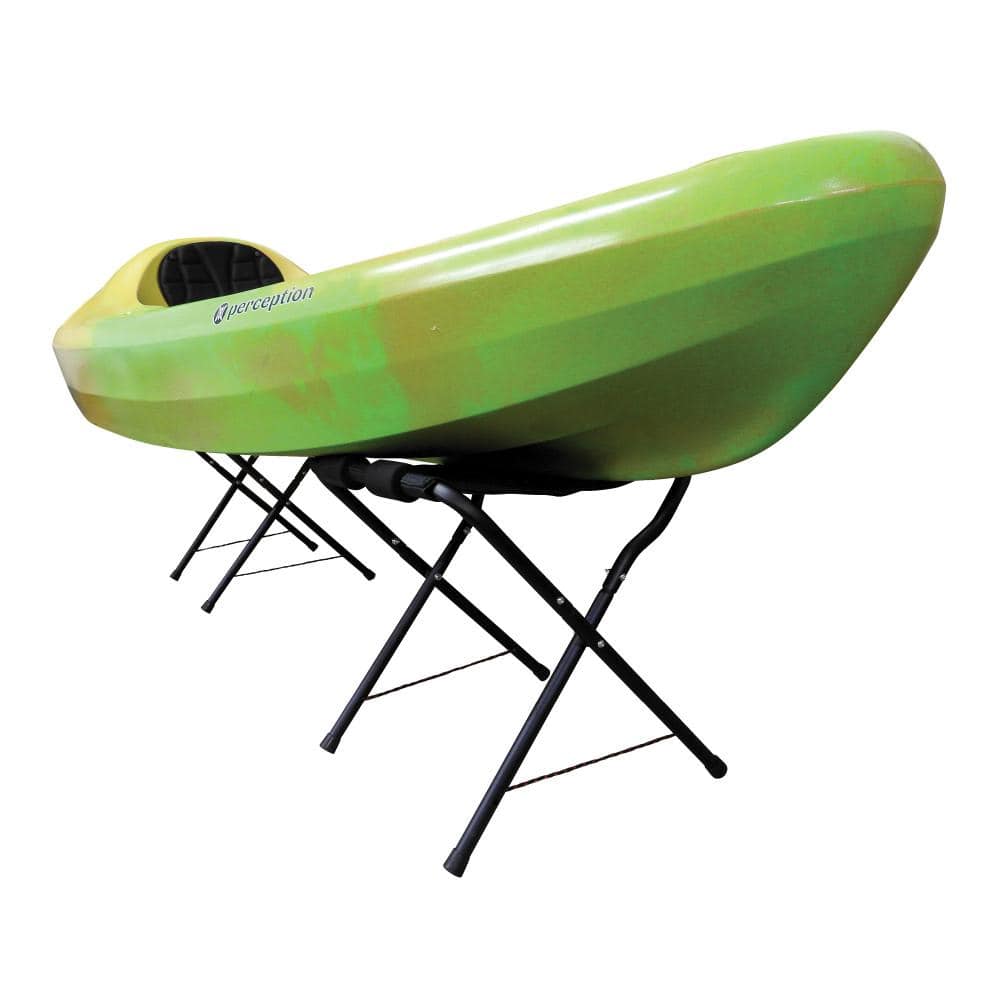 Black Folding Portable Kayak Stand with Foam Padding