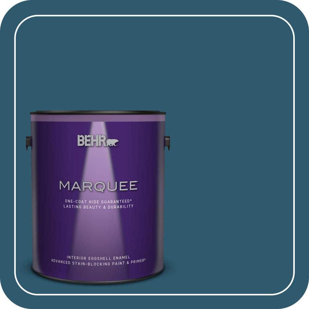 1 gal. #S-H-540 Quiet Storm Eggshell Enamel Interior Paint & Primer product image for price tracking