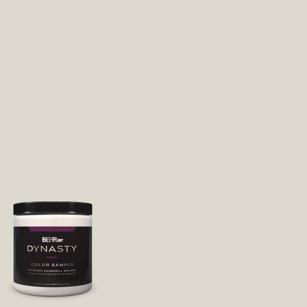 BEHR DYNASTY 8 oz. #N350-1 Hazy Trail Eggshell Enamel Stain-Blocking Interior Paint & Primer Sample